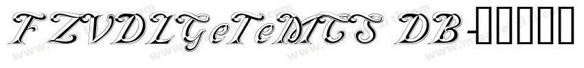 FZVDLGeTeMCS DB字体转换